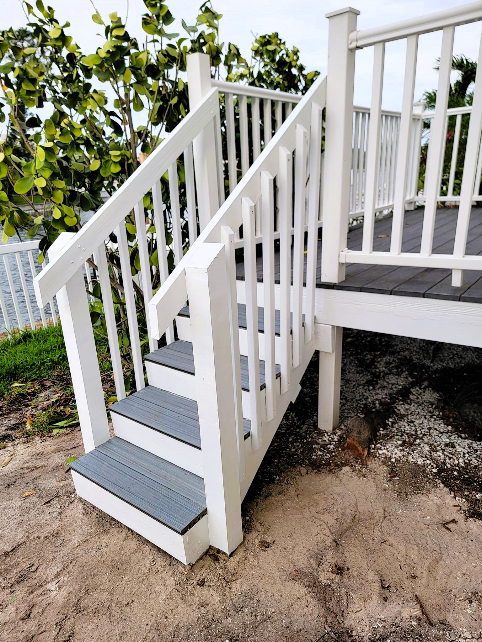Waterfront deck