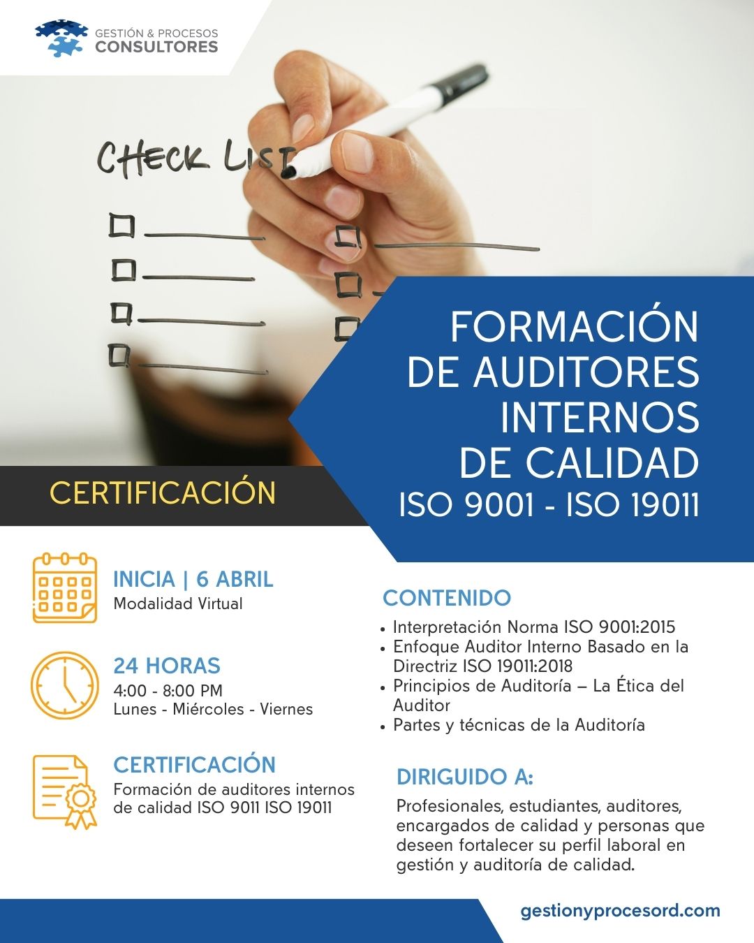 Formación de Auditores Internos de Calidad